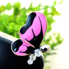 Красочные капли масла Бабочка дизайн мобильного телефона ухо крышка Пылезащитная заглушка для Iphone для samsung и все 3,3 мм наушники Пылезащитная заглушка