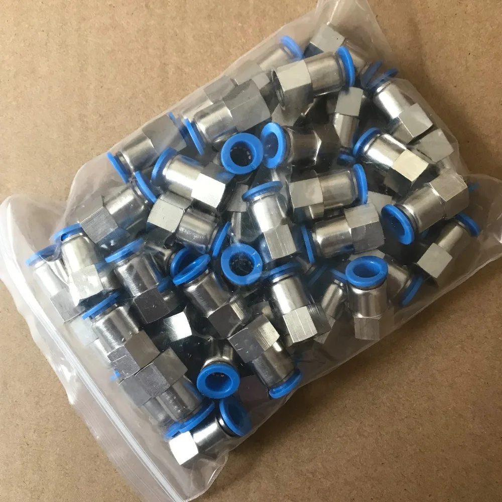 Размер трубки 6 мм резьба 1/8 NPT Стандартный пневматический трубчатый Фиттинг One touch