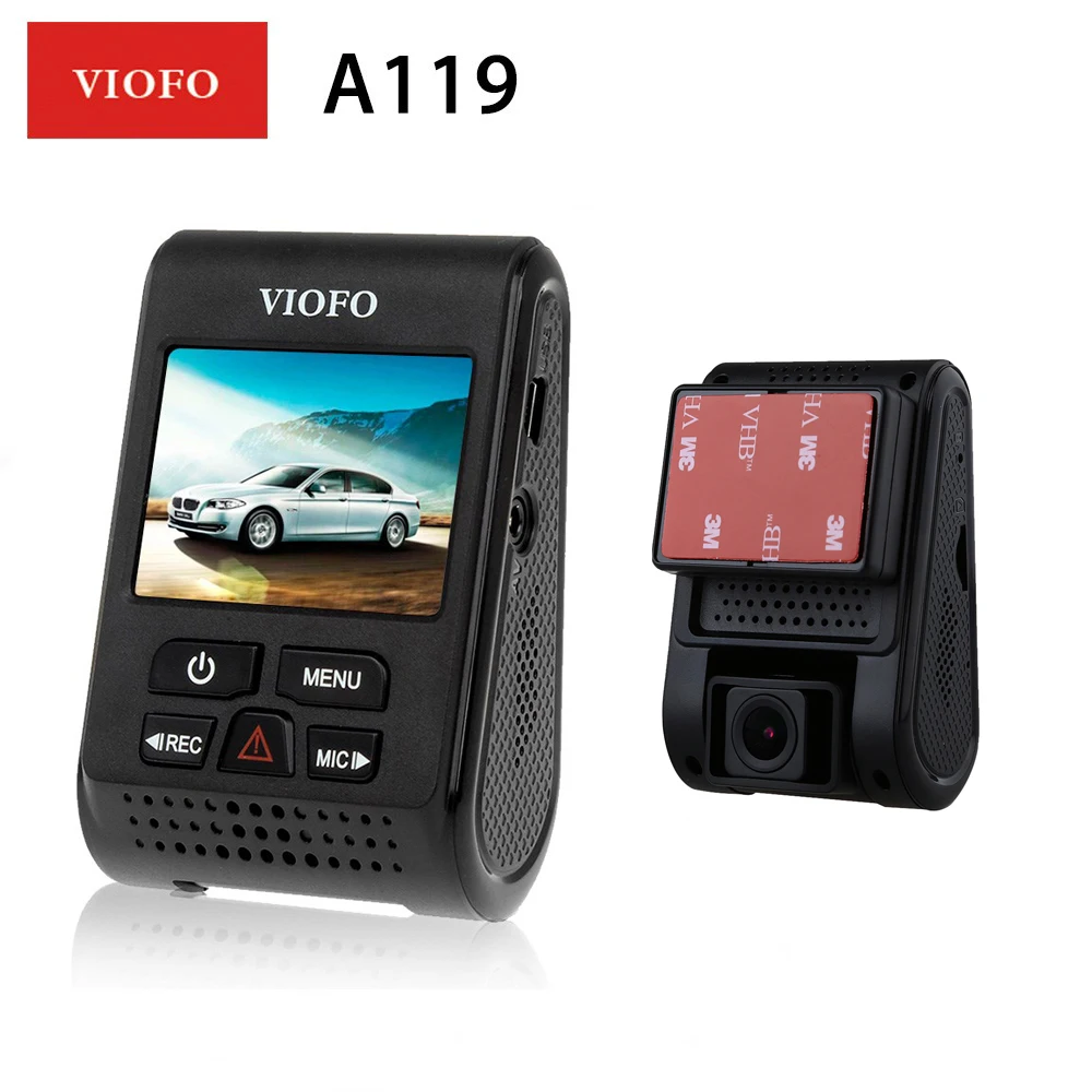 VIOFO Upgrated A119 V2 Car DVR 2 0 screen Capacitor Car Dash Camera 60fps GPS Logger