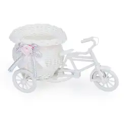 Трицикл ручной работы/в форме велосипеда Цветочная корзина для хранения цветов/композиция