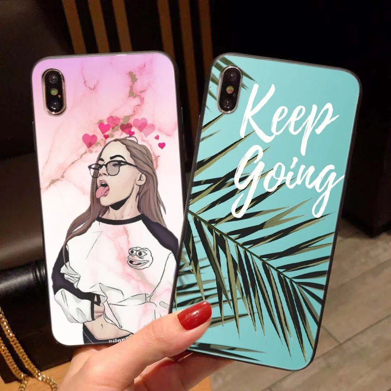 Силиконовый чехол для телефона персональные стили iPhone 6s 6 7 8 Plus XS Max XR Coque Fundas X Smart