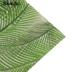 Booksew натуральный хлопок льняная ткань зеленый лист Canvasc ткань шитье Tissu скатерть сумка занавес Подушка Мешковина Telas лоскутное