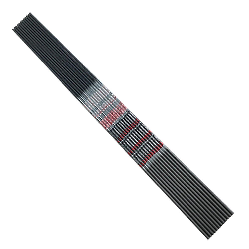 6 шт. DIY Spine 350-900 ID 4,2 мм V3 V6 стрелы из чистого углерода вал для рекувера лук соединение лук традиционный лук