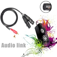 1 5 м / 4 9 фута стерео аудио кабель 2 RCA штекер к 2 XLR штекер 3-контактный кабель Dual XLR