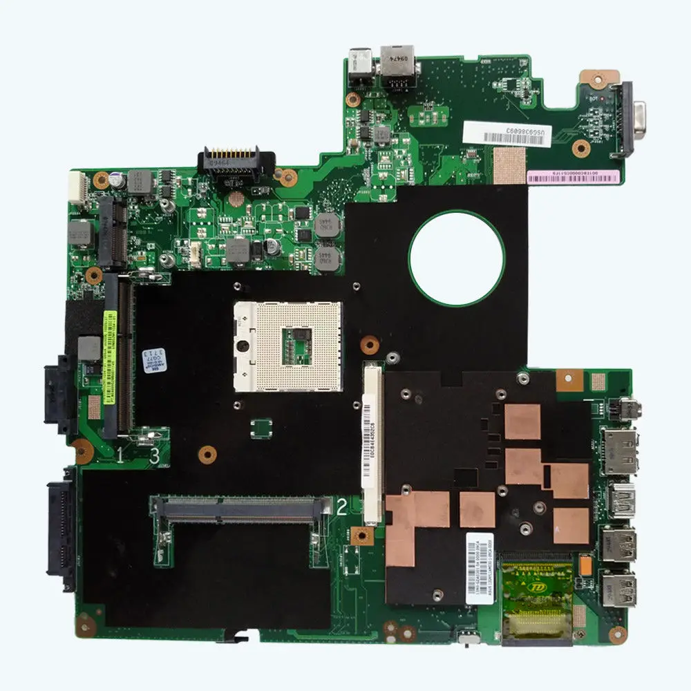Материнская плата для ноутбука ASUS G51J G60J G51JX G60JX материнская HM55 ddr3 бесплатная