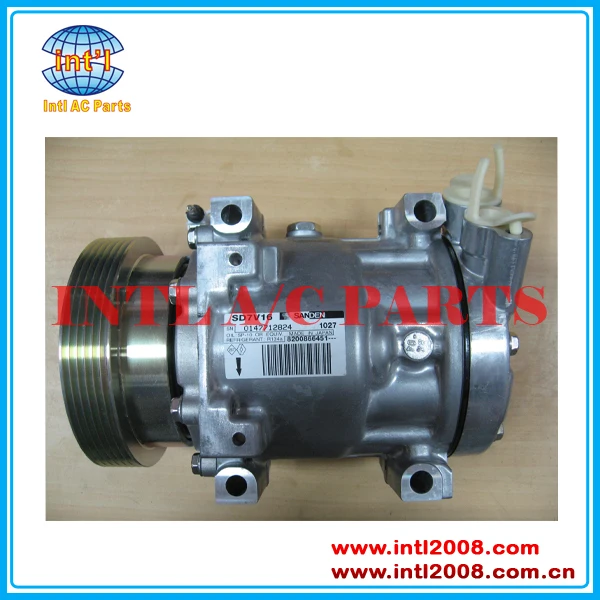8200802608 8200603434 8200117767 SD 7V16 1177 1060 1027 авто ac компрессор для renalt Logan недвижимости/dacia duster/Logan