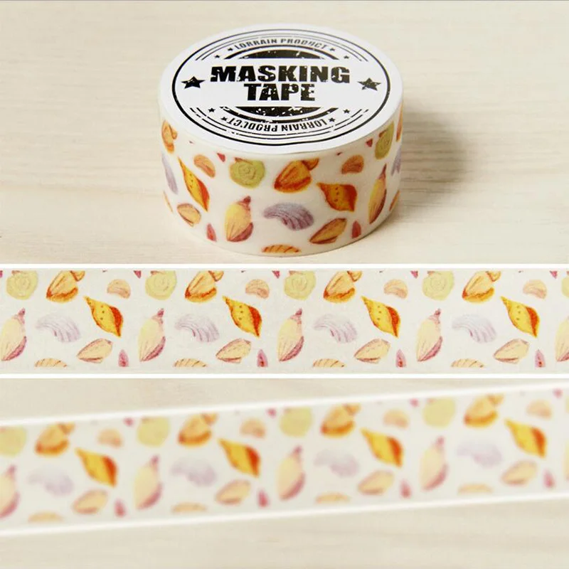 

1 x 2cm*10m ocean shell washi tape DIY decorative scrapbooking planner masking tape adhesive tape kawaii stationery