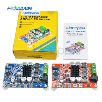 

DC 12V 24V TDA7492P 50W+50W Wireless Bluetooth 4.0 Audio Receiver Digital Amplifier Board Two-channel Stereo Power Amplifiers