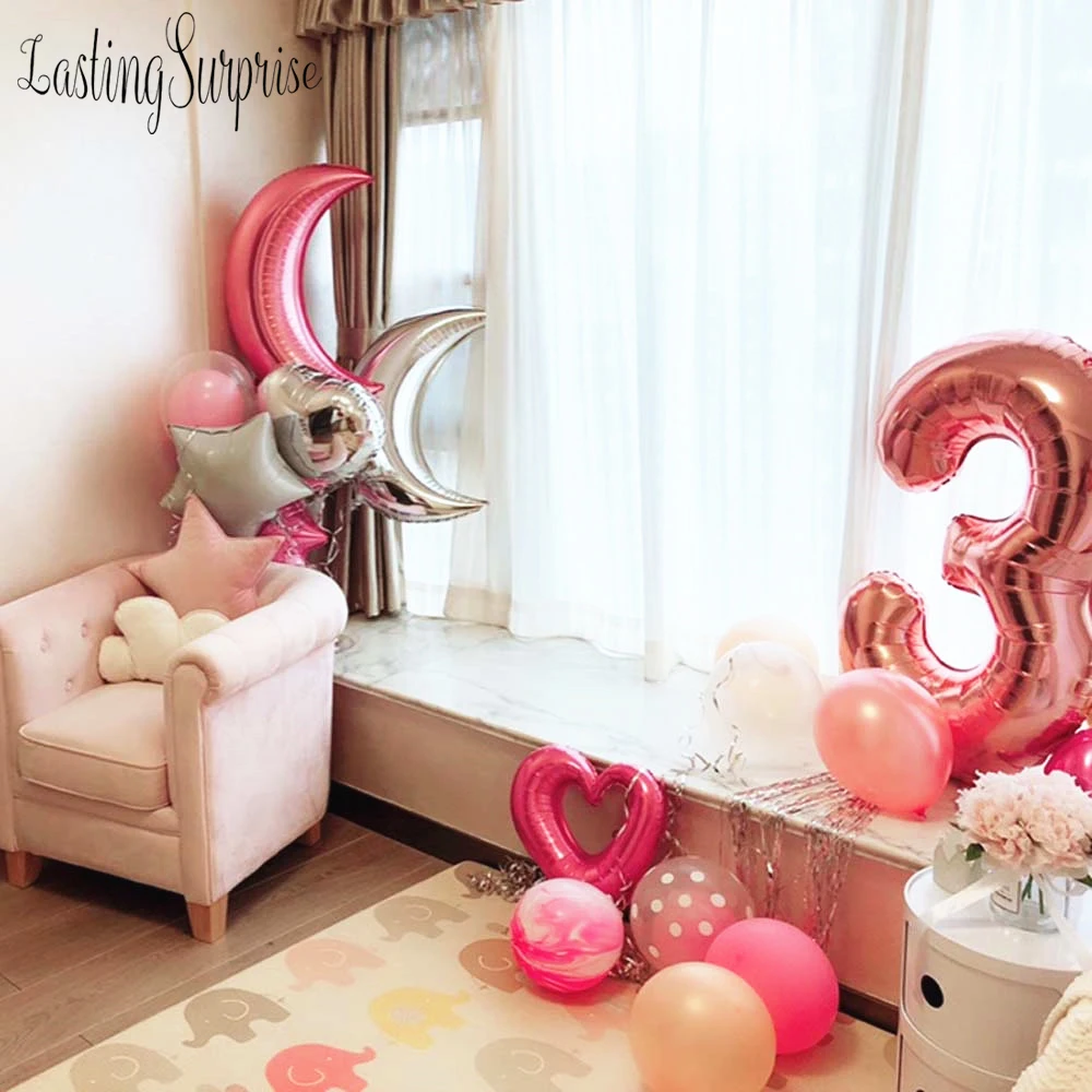 5 шт. фольгированные воздушные шары для маленьких мальчиков, украшения для дня рождения, Детские воздушные шары на День святого Валентина, баллон с гелием для малышей