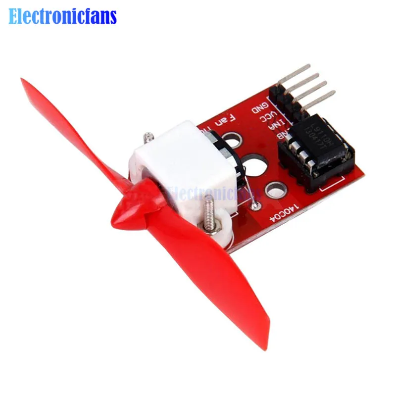 

L9110 Fan Module For Arduino Firefighting Robot Design Development Controller DIY 5V 34.9*21.5*1.5mm