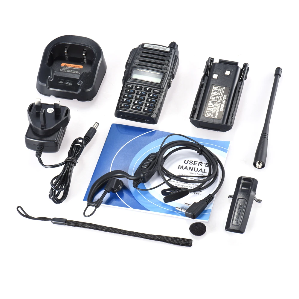 

Baofeng UV-82 Walkie Talkie Hunting Ham Radio Portable Two Way Radio 10km CB Radio VHF UHF Dual-Band Transceiver UV82 5W 128CH