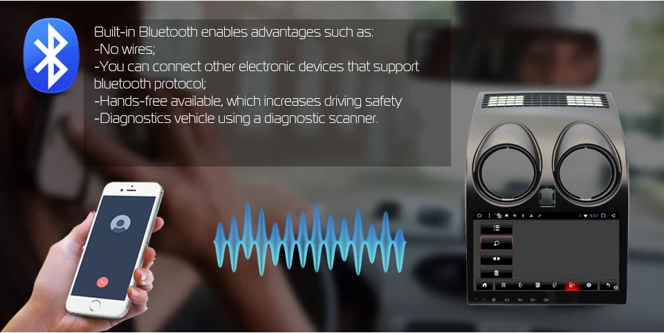 Discount MARUBOX 2Din Android 8.1 Eight Core For Nissan Qashqai Dualis Car Multimedia Player 9" Touch Screen Radio GPS Bluetooth 9A002DT8 2