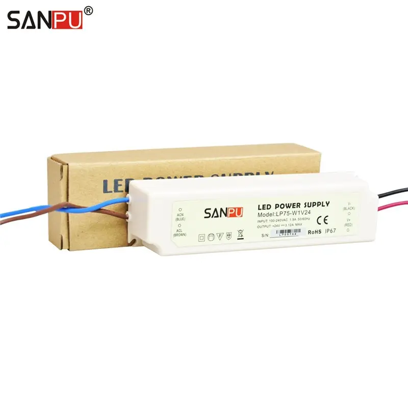 Оптовая продажа FCL SANPU SMPS IP67 Водонепроницаемый импульсный режим источник питания