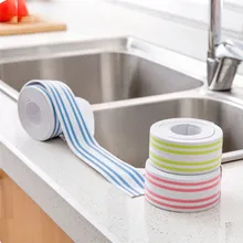 Водонепроницаемый плесени клейкая лента ПВХ зазор Самоуплотняющаяся Крышка для кухни бартум паста угловой шов защита от влаги