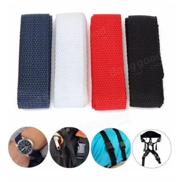

25x1000mm Nylon Webbing DIY Backpack Craft Strapping Tape