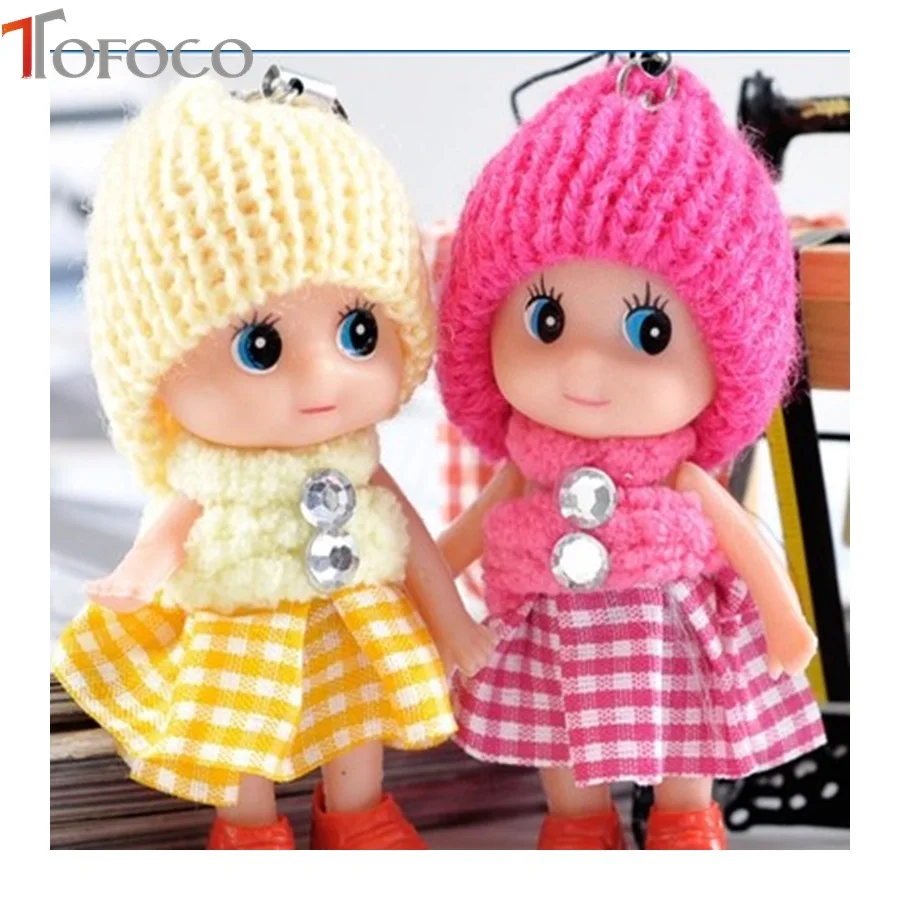 

TOFOCO Baby Dolls Plastic Mini Doll Toys 5pcs/ Lot Wholesale Best Gift for Children