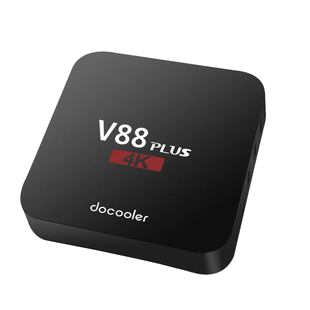 Docooler V88 Plus ТВ приставка Android 8,1 RK3329 Четырехъядерный 4K VP9 H.265 2 Гб 16 Гб Miracast DLNA WiFi LAN HD игры Смарт медиаплеер