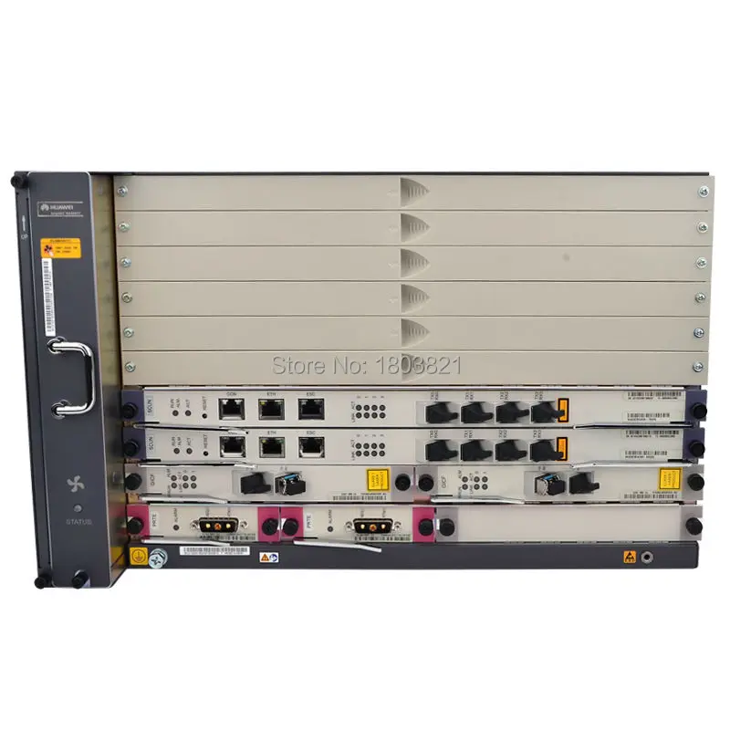Hua wei 19 дюймов MA5683T FTTH Opitcal линейный терминал OLT устройство с 1GE Uplink GICF * 1 PRTE SCUN плата