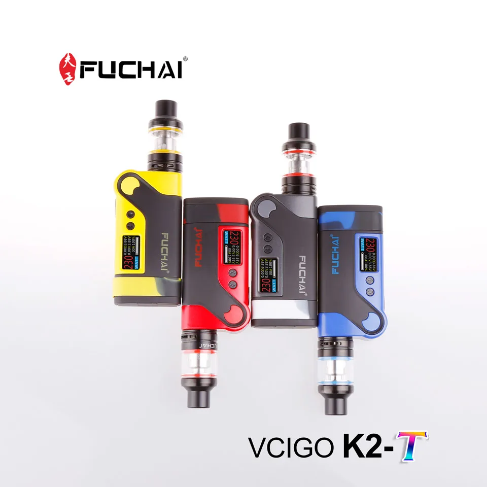 вейп Оригинал sigelei fuchai диапазон vcigo K2/K2 T комплект E электронная сигарета VAPE 230