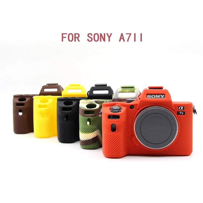 

Soft Silicone Camera Case for Sony A7 II A7II A7R Mark 2 Camera Protective Case Cover Soft Skin Camera Bag Protector