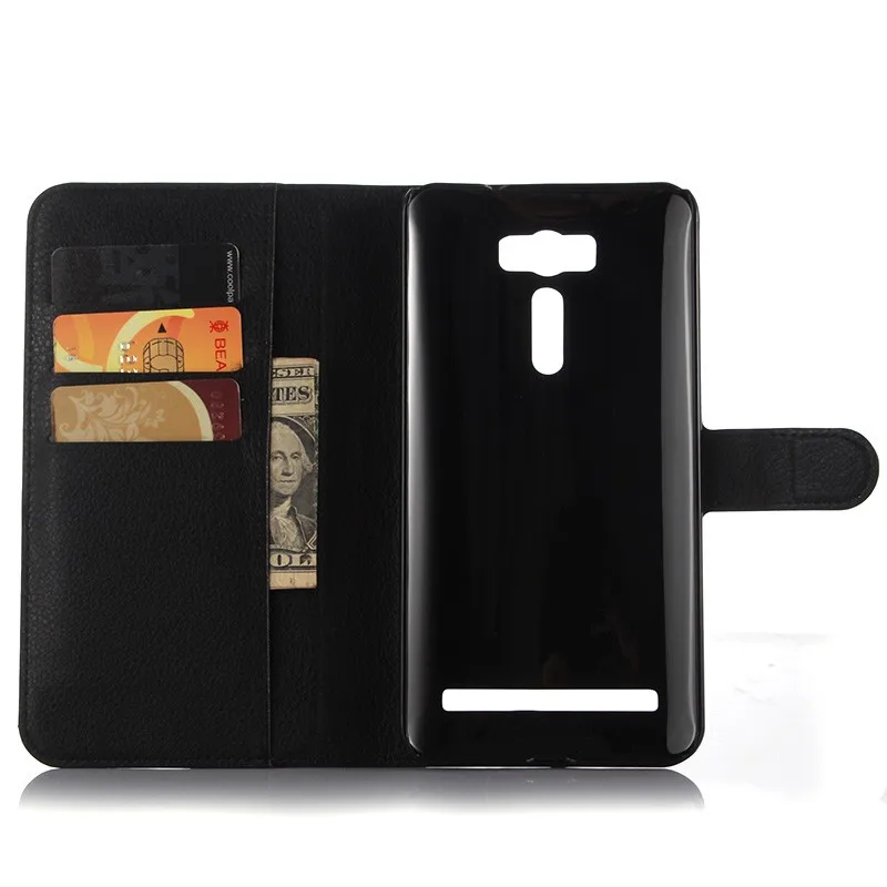 Luxury Wallet Flip PU Leather Case Cover For Asus Zenfone 2 Laser ZE601KL Case Cell Phone Shell Back Cover With Card Holder (31)