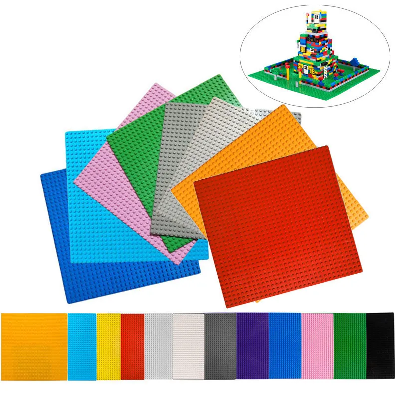 

Small Size Blocks Base Plate 32*16 Or 32*32 Dots DIY Building Blocks Toys For Children Compatible with 32 x 32 Baseplates