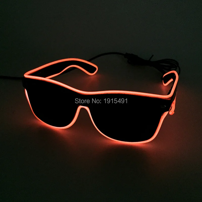 Occhiali Lampeggianti EL Wire Occhiali LED Fornure Per - Foto 7