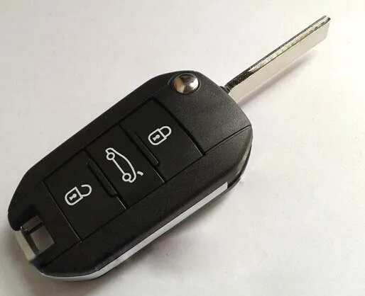 Откидной складной чехол с дистанционным управлением для Peugeot 307 407 408 3 кнопки (с