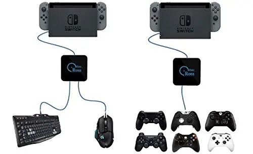keyboard and mouse nintendo switch adapter