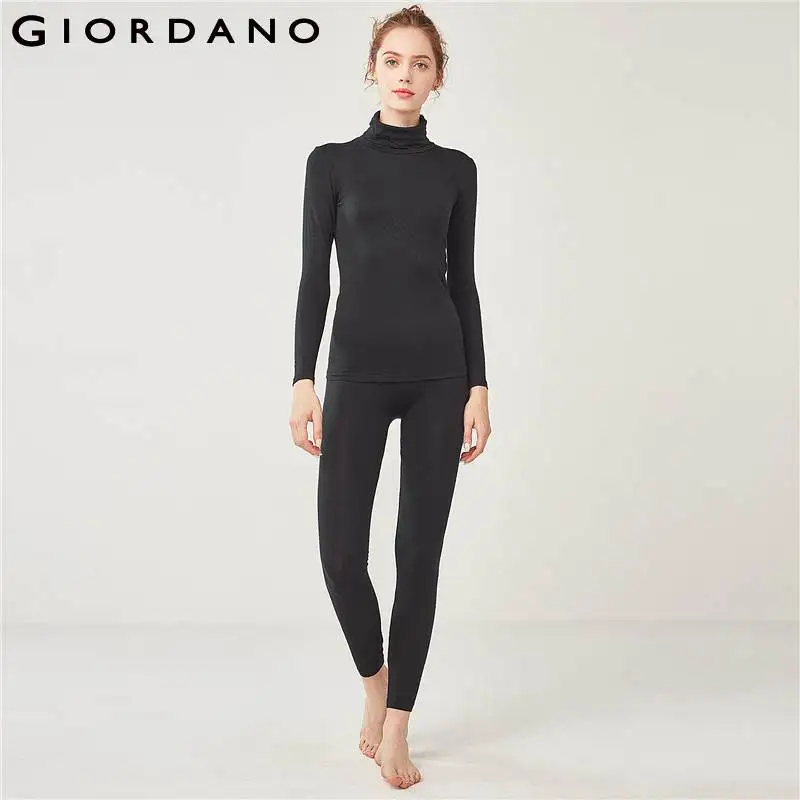 Jordano/женские теплые кальсоны Серия G-Warmer водолазка эластичная бесшовная с обеих
