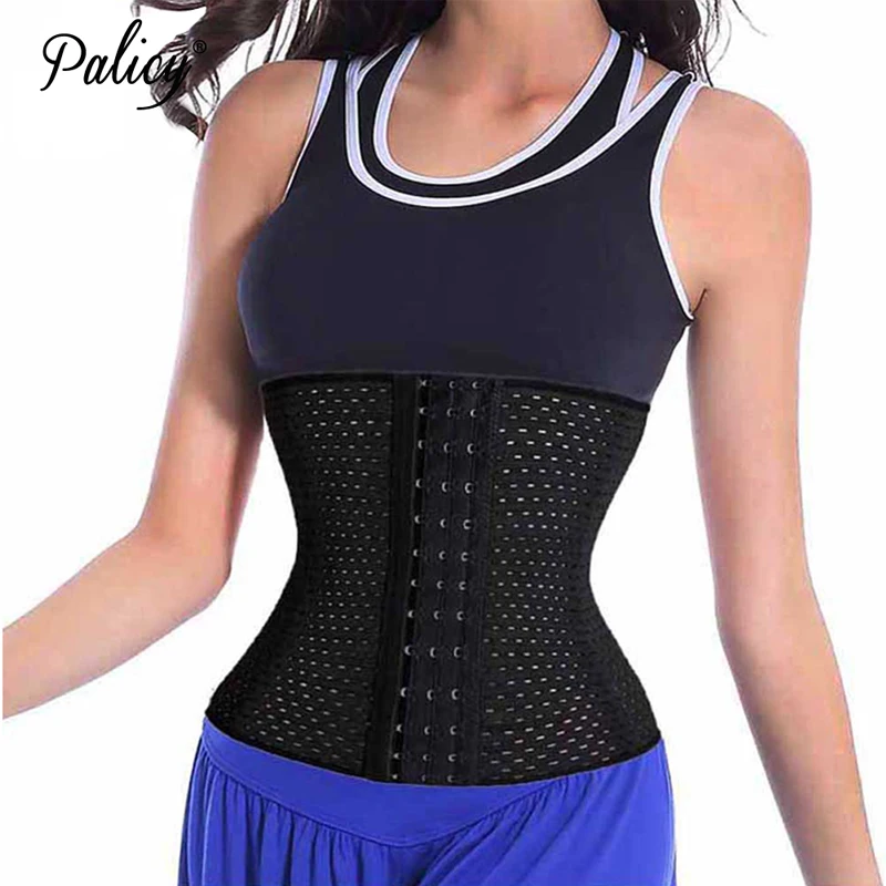 Palicy 3 Hooks Womens Waist Trainer Slimming Workout Corsets Body