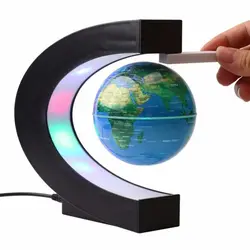 Бизнесс подарок Boss Магнитный глобус высококлассные украшения c-образный 3,5-дюймовый подарок для партнера география обучение домашний свет