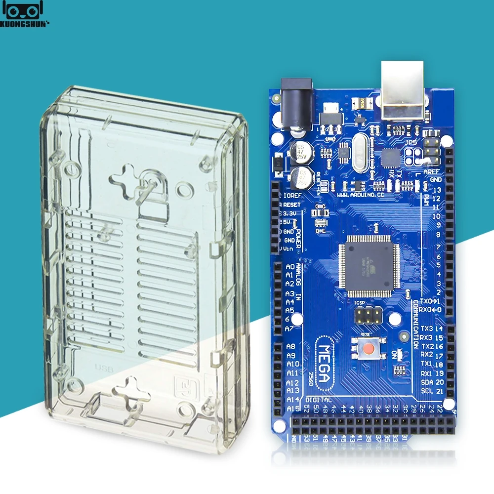 MEGA2560 Mega 2560 R3 REV3 ATmega2560 16AU CH340G плата на USB кабель совместим с arduino без USB|board cable|usb