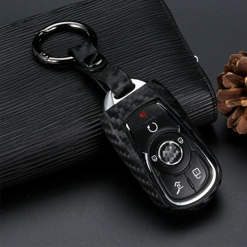 Высококачественный мягкий брелок для корпуса из углеродного волокна для Buick