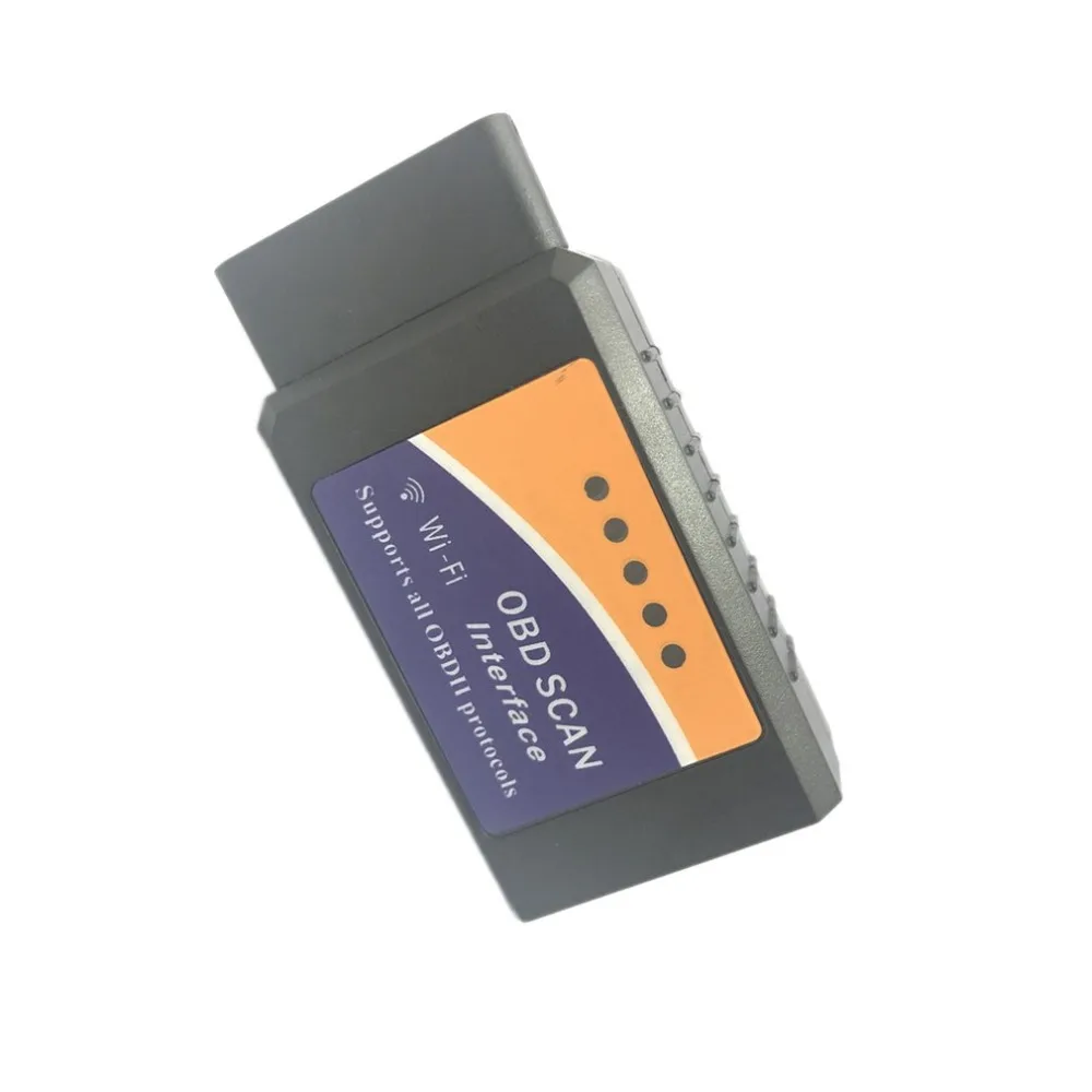 Автомобильный диагностический сканер OBD 2 WIFI универсальный адаптер для