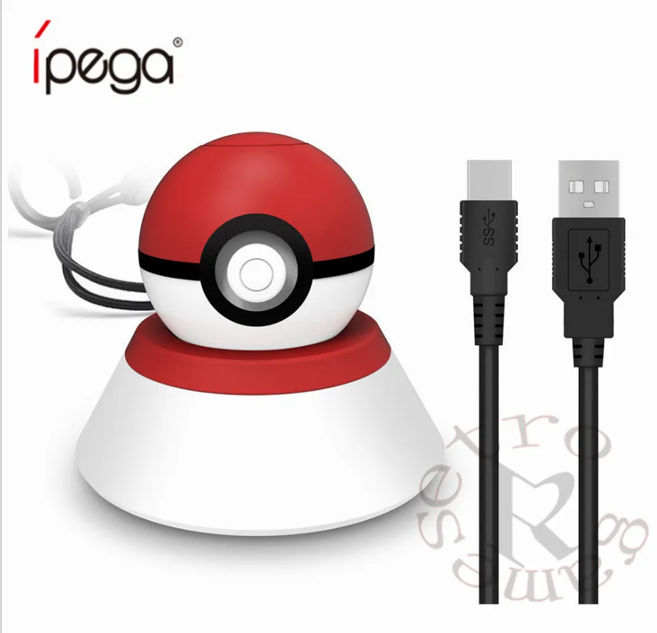 Зарядное устройство Подставка для 2018 Pokeball Plus с тип-c USB зарядный кабель зарядная станция для Nintend Switch Poke Ball Controller