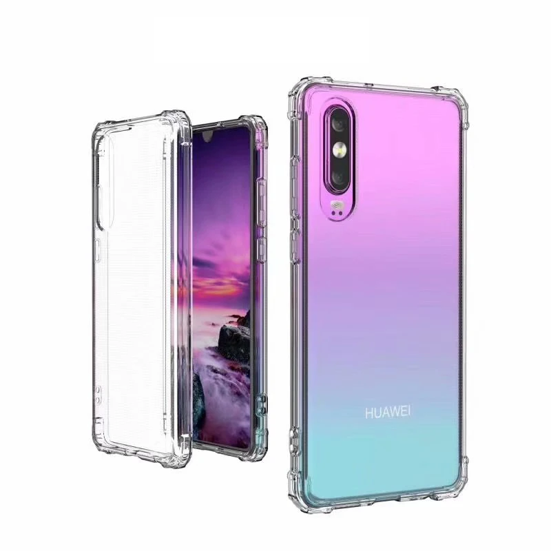 Броня анти-противоударный бампер чехол для huawei P20 Pro P30 P10 крышка прозрачная полный