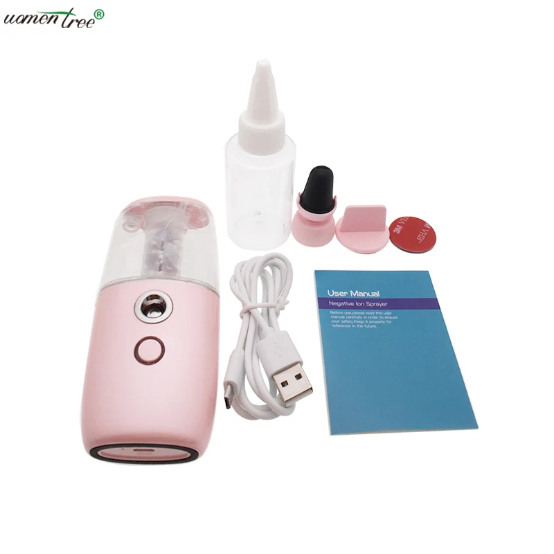 Mini Portable Facial Steamer Machine Skin Care Humidifier Nano
