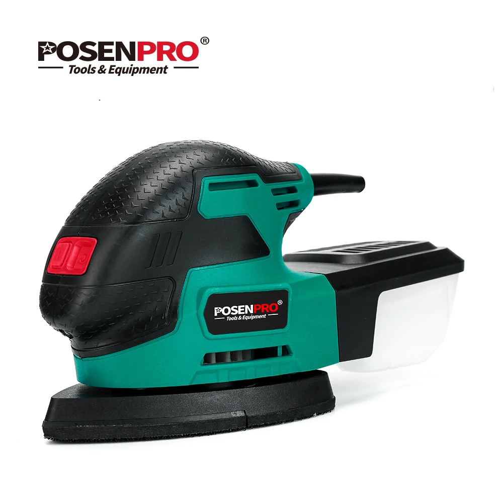 

POSENPRO Mouse Detail Sander 220W Multiple Sander Lightweight Compact Sander Dust Collection System Sanding in Home Decoration