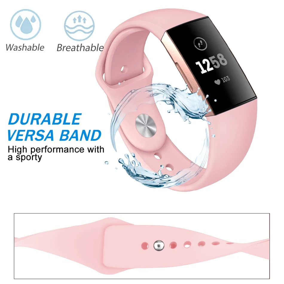Смарт часы ремешок для Fitbit Charge 3 силиконовые заменить для мужчин t Band Браслет повседневное спортивные простой женские умные часы интимные
