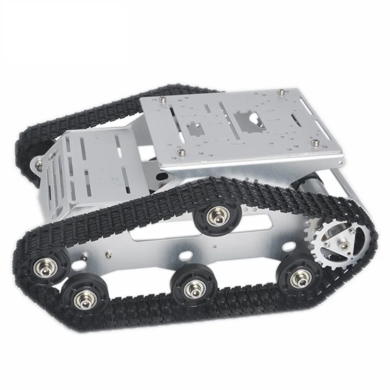 NEW-Multi-Color-DIY-Chassis-Tank-Car-Kit-With-Rubber-Bearing-Wheels-Module (5)
