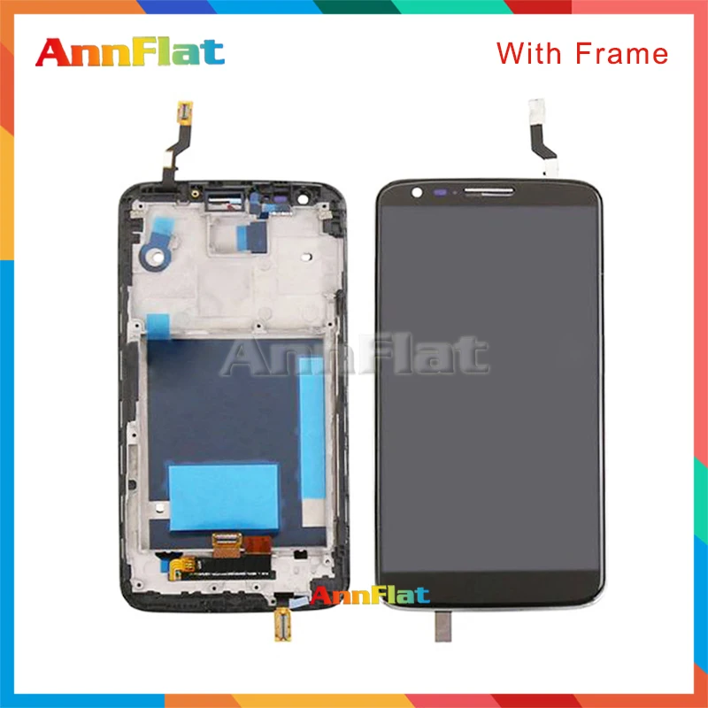 

DHL 10Pcs/lot high quality 5.2'' For LG G2 D802 LCD Display Screen With Touch Screen Digitizer Assembly