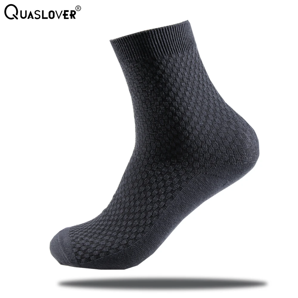 1pcs High Quality Bamboo Fiber Men's Sock Gifts for Men Business Casual Breatheable Man Sock Soft Spring and Summer Sock for Men