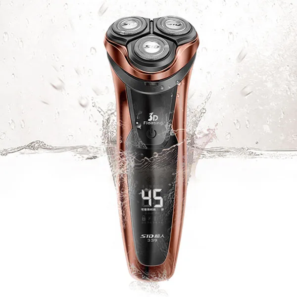 

SID RS339 Rechargeable Electric Shaver With 3D Floating Head Razor Safe Face Care Shaving Machine For Men