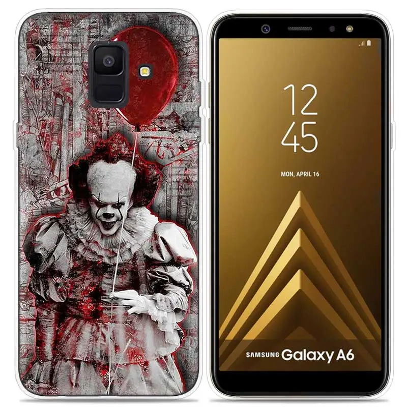 Джокера клоун ужас принт чехол для samsung Galaxy Note 8 9 J4 J6 J8 A6 A8 A7 A9 Star Lite S8 S9 плюс Винтаж крышка чехол - Цвет: 09