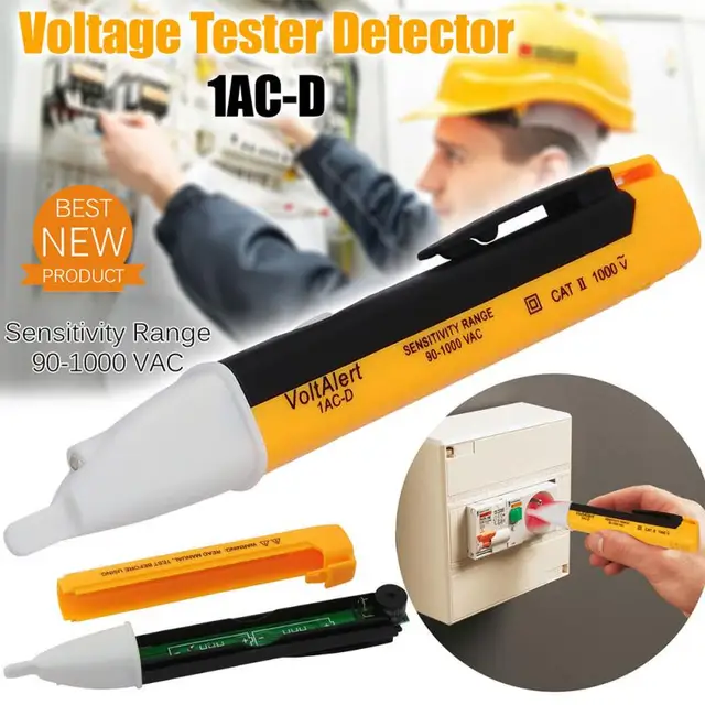 Best Offers LED Light AC Electric Voltage Tester Pen Detector Alert Sensor 90~1000V Stick