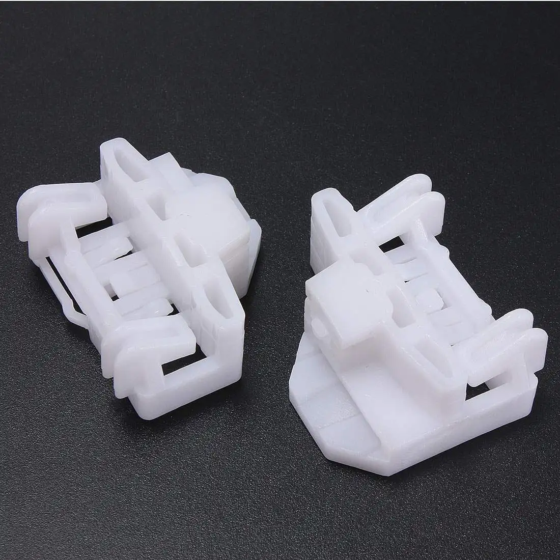 

2 Window Regulator Repair Kit Fastener Clip Front Left Driver Side For VW Passat A4 Pontiac Grand AM