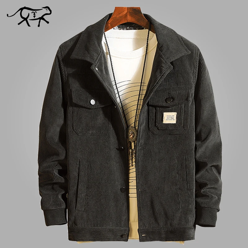 جديد العلامة التجارية سترة الرجال القطن الخالص سروال قصير رجالي جاكيتات أزياء الخريف ضئيلة المعاطف الذكور عارضة الشارع الشهير قميص الربيع ا...