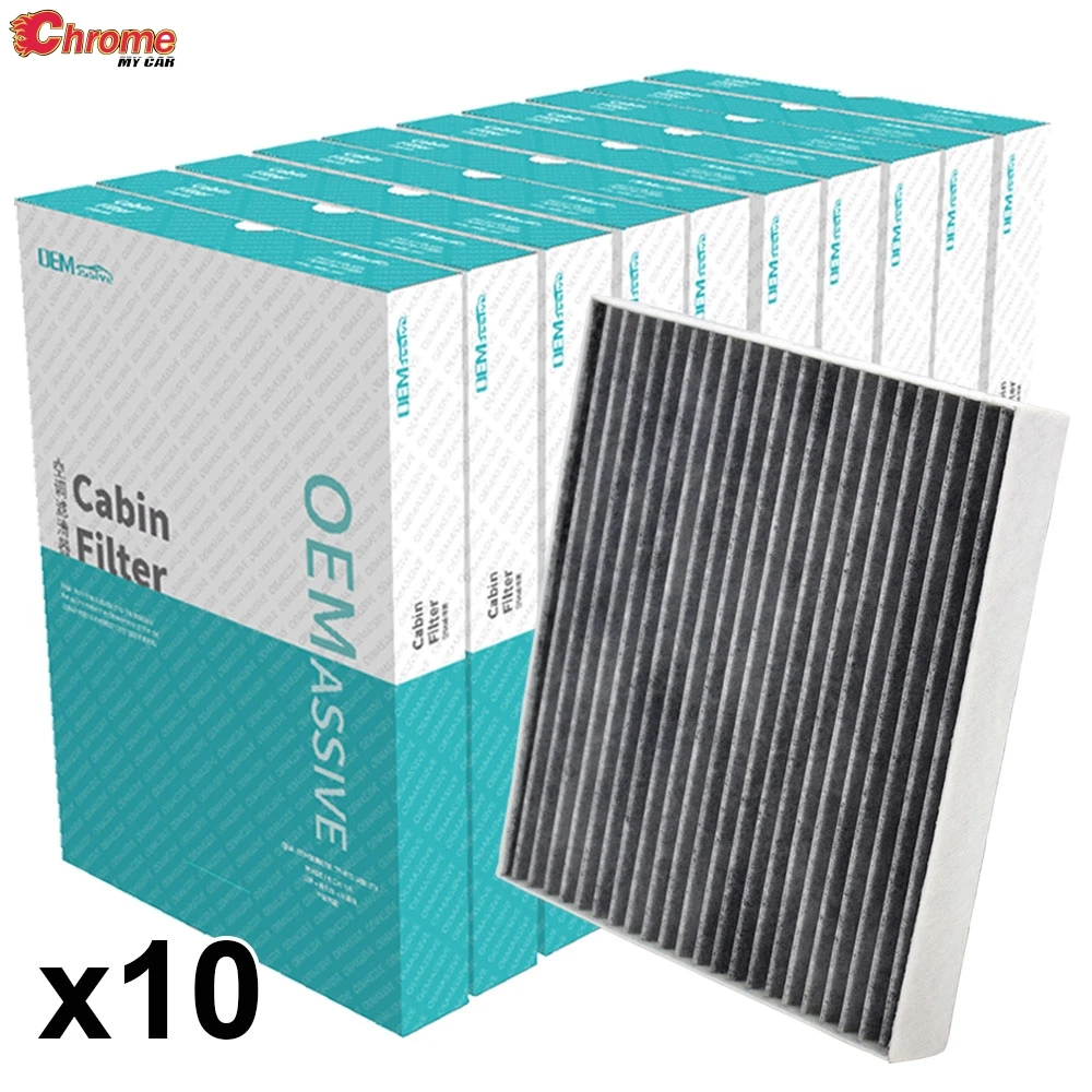 

10x Car Activated Carbon Cabin Air Filter For Hyundai Solaris Tucson TL Kia Rio IV Sportage QL 97133-D1000 2016 2017 2018 2019