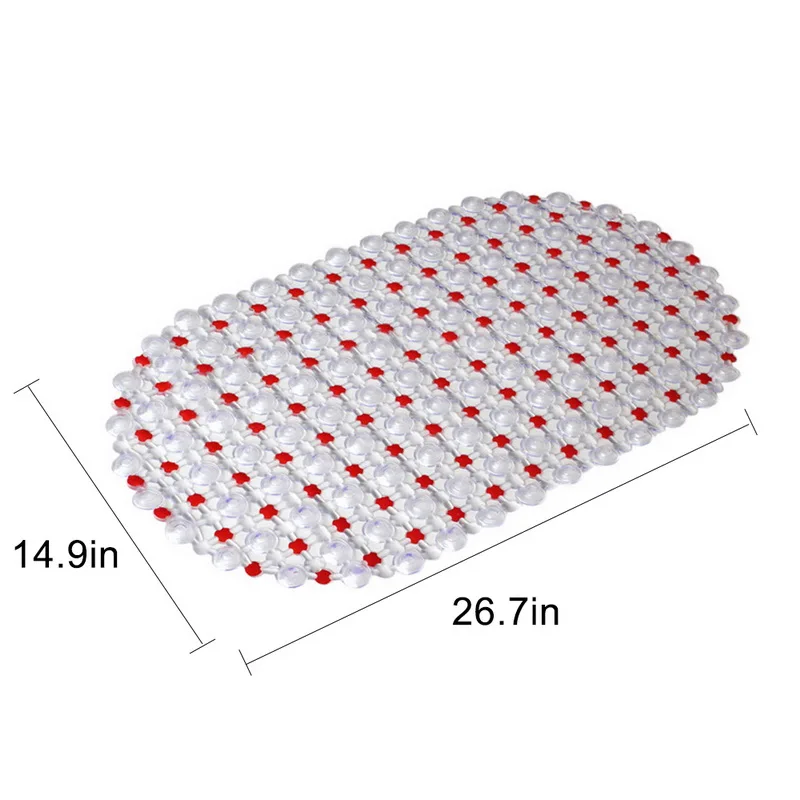 1 шт пластиковая присоска коврик для ванной и душа нескользящий коврик для ванной комнаты Детская безопасность Душ коврик для ванной красочный точечный шарик Массажная подушка